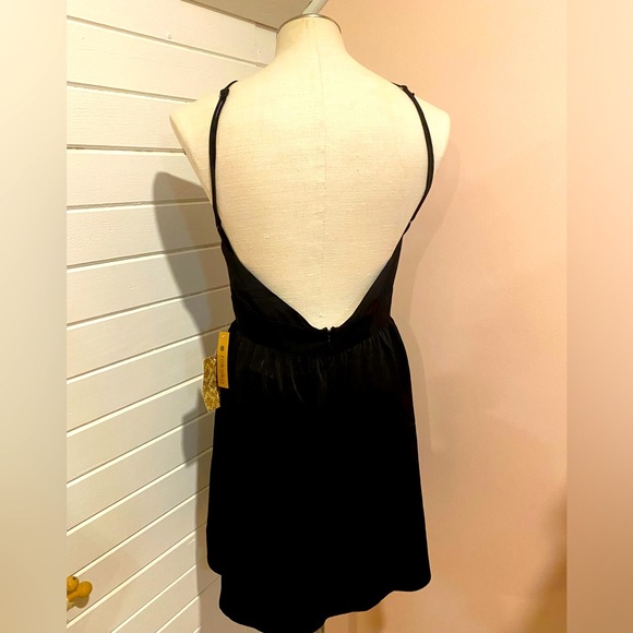Black Rokoko Mini Halter Dress, Size Medium, NWT - Picture 3 of 7